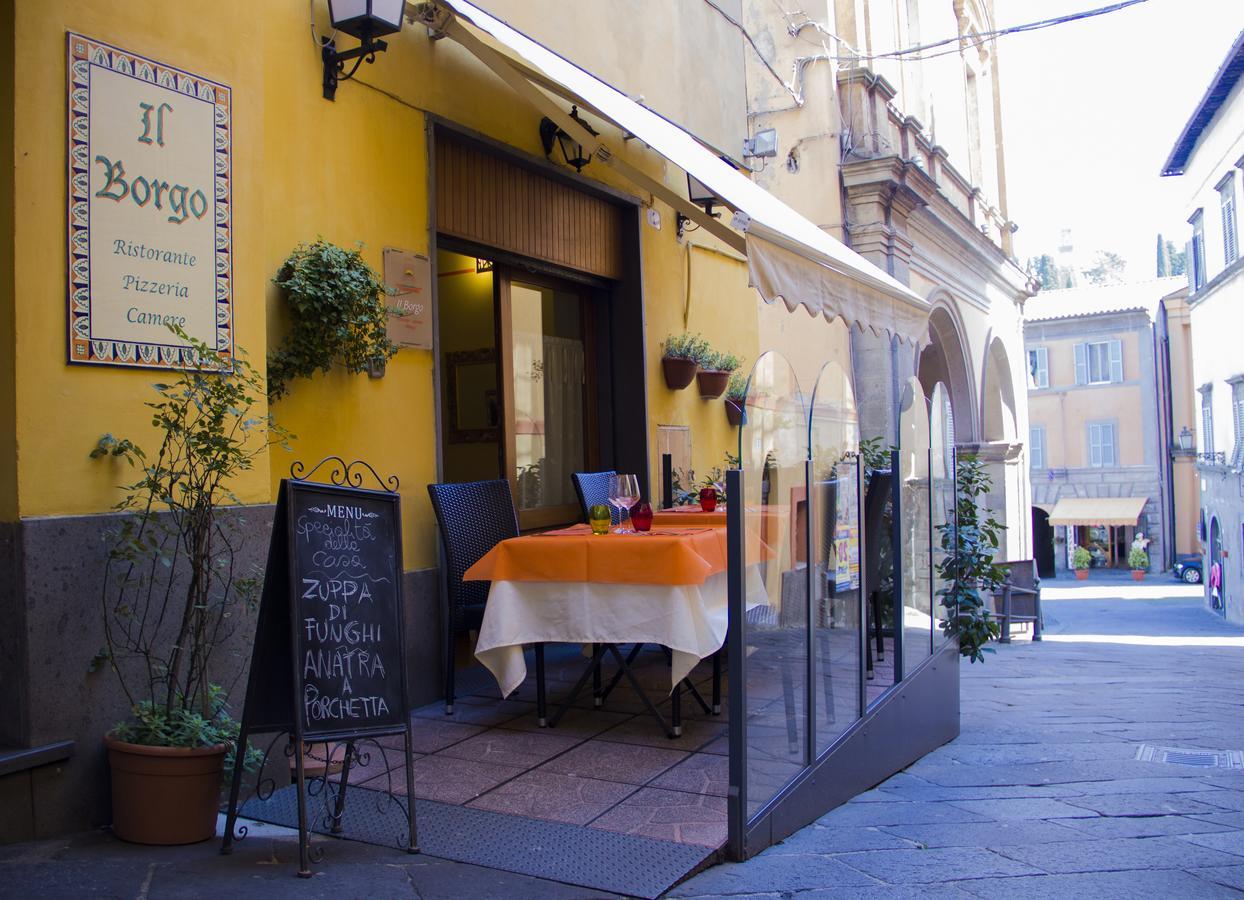 Il Borgo Ristorante Pizzeria Camere Аквапенденте Экстерьер фото